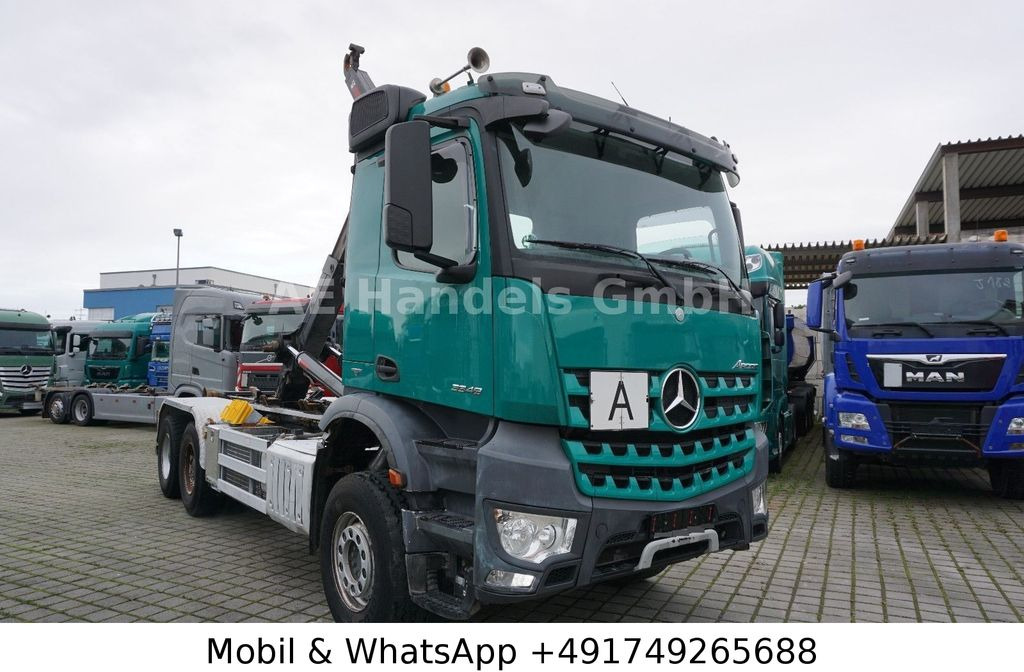 Mercedes-Benz Arocs IV 3348 M BB 6x4 Hiab-XR-21-S-56 *Retarder - Haakarmsysteem vrachtwagen: afbeelding 1 Mercedes-Benz Arocs IV 3348 M BB 6x4 Hiab-XR-21-S-56 *Retarder - Haakarmsysteem vrachtwagen: afbeelding 1