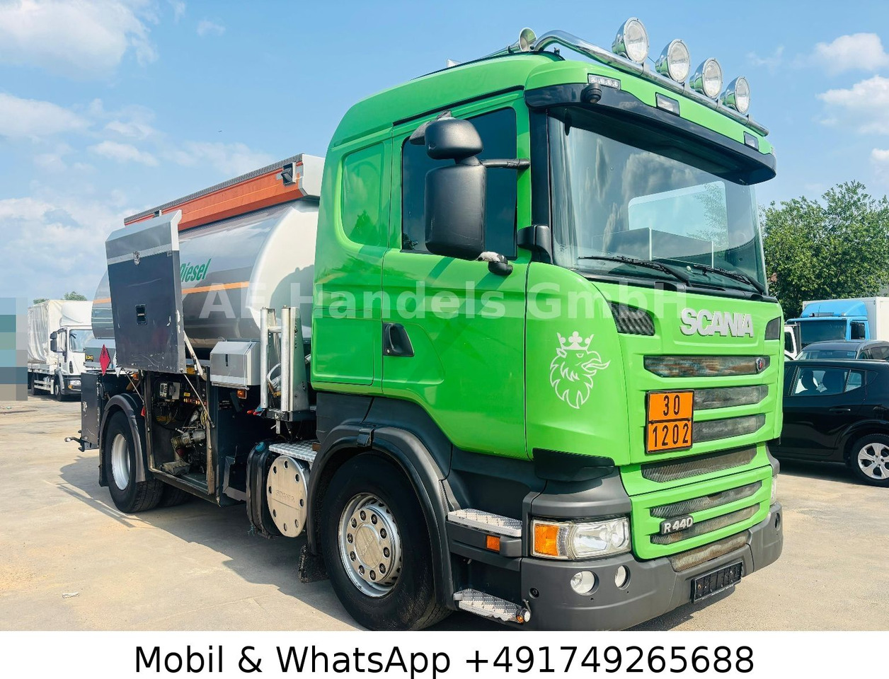 Scania R440 Rohr *Retarder/Oben-Unten/2-Kammern/14m³ - Tankwagen: afbeelding 1 Scania R440 Rohr *Retarder/Oben-Unten/2-Kammern/14m³ - Tankwagen: afbeelding 1
