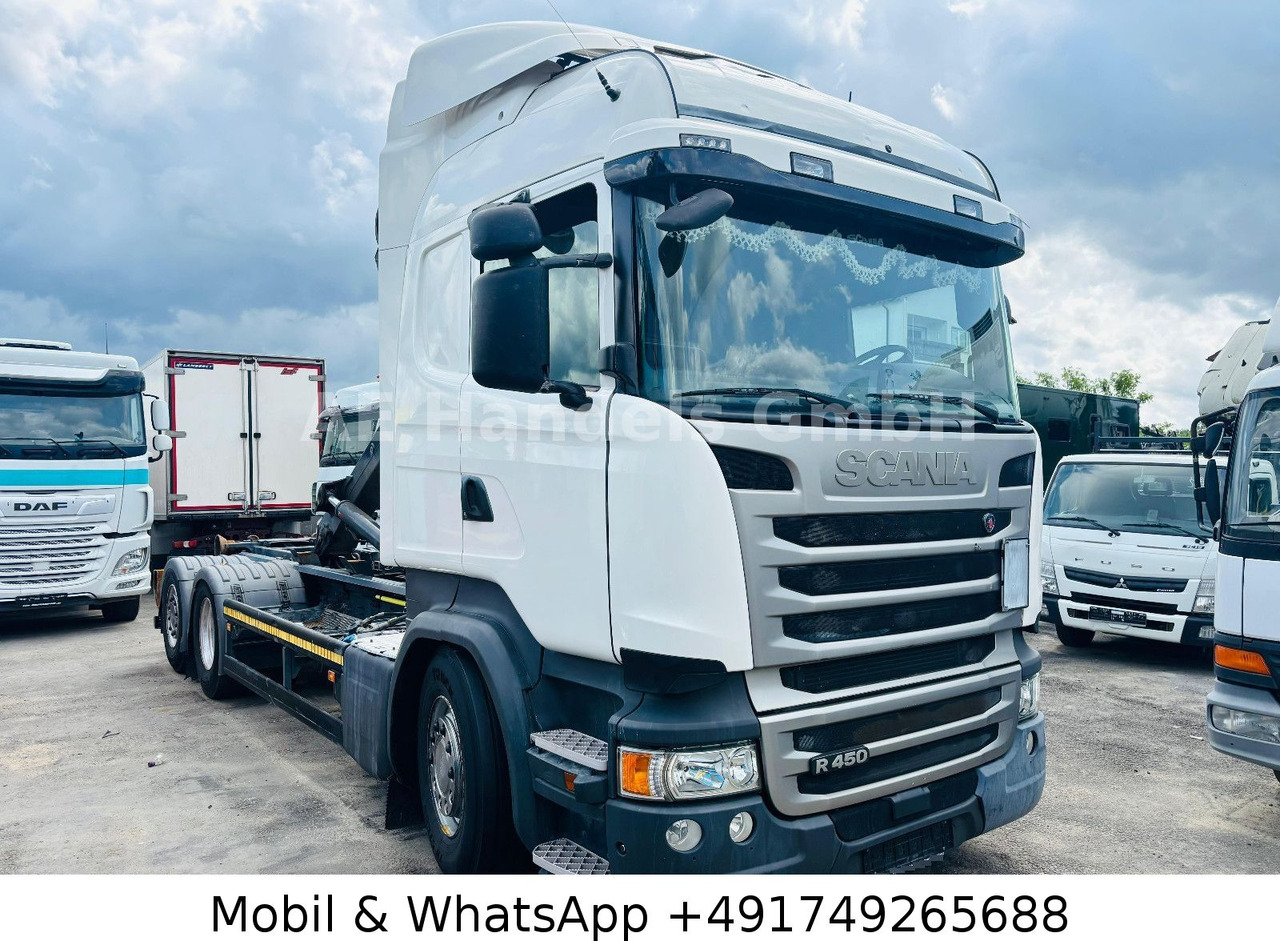 Scania R450 LL 6x2 *Retarder/Hiab-OPT20S59/Standklima - Haakarmsysteem vrachtwagen: afbeelding 1 Scania R450 LL 6x2 *Retarder/Hiab-OPT20S59/Standklima - Haakarmsysteem vrachtwagen: afbeelding 1