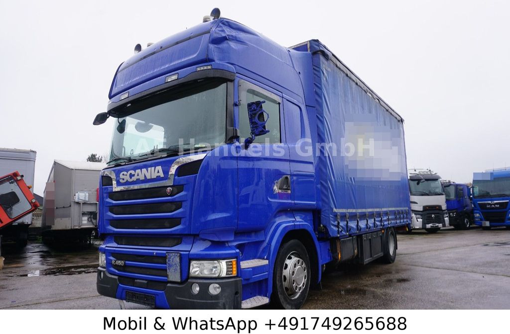Scania R450 TopLine LL *Retarder/Edscha/Tautliner/AHK - Schuifzeilen vrachtwagen: afbeelding 1 Scania R450 TopLine LL *Retarder/Edscha/Tautliner/AHK - Schuifzeilen vrachtwagen: afbeelding 1