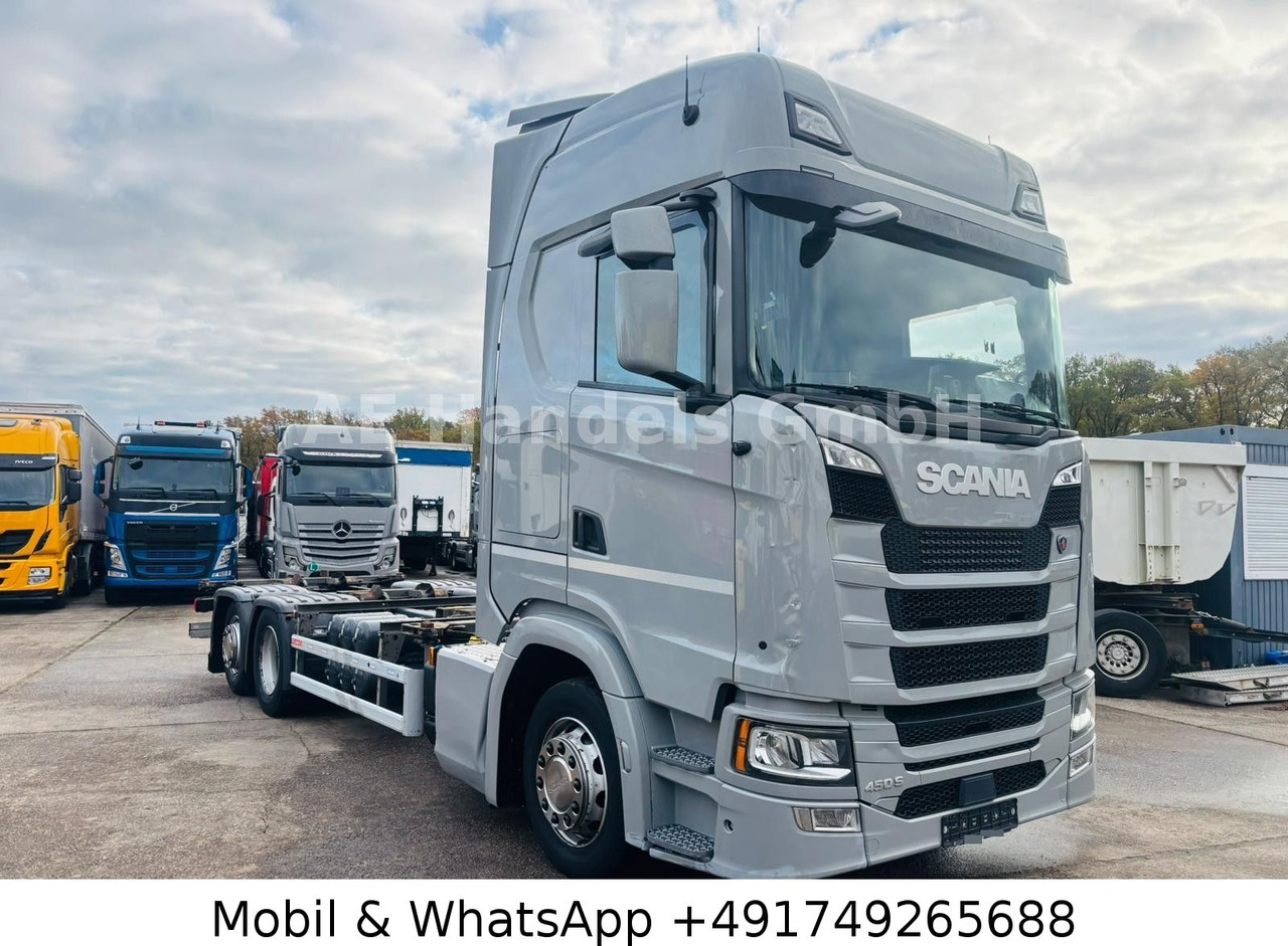 Scania S450 HighLine BDF *Retarder/Lenk+Lift/Multi/ACC - Containertransporter/ Wissellaadbak vrachtwagen: afbeelding 1 Scania S450 HighLine BDF *Retarder/Lenk+Lift/Multi/ACC - Containertransporter/ Wissellaadbak vrachtwagen: afbeelding 1