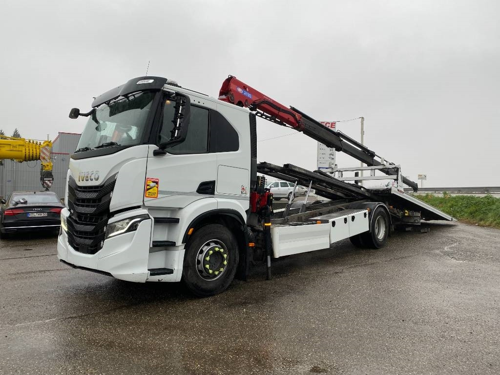 Iveco S WAY480 /FIAULT PF60 +GRUE HMF endommagée - Autovrachtwagen vrachtwagen: afbeelding 2 Iveco S WAY480 /FIAULT PF60 +GRUE HMF endommagée - Autovrachtwagen vrachtwagen: afbeelding 2