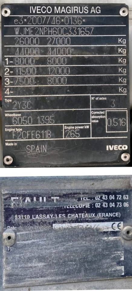 Autovrachtwagen vrachtwagen Iveco STRALIS 360 e6 A Réparer: afbeelding 9 Autovrachtwagen vrachtwagen Iveco STRALIS 360 e6 A Réparer: afbeelding 9