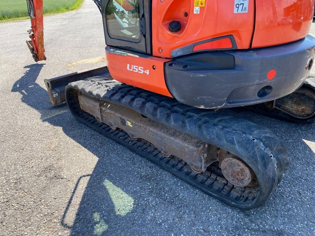 Minigraafmachine Kubota U55-4 1er Main/Certificat CE endommagée: afbeelding 28