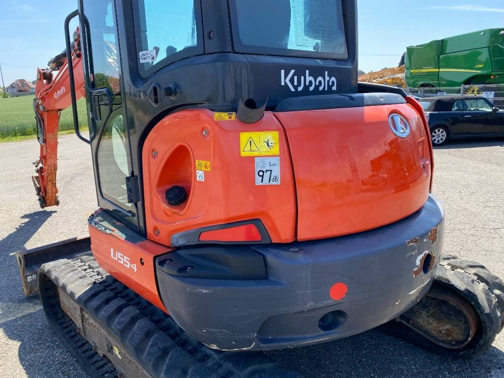 Minigraafmachine Kubota U55-4 1er Main/Certificat CE endommagée: afbeelding 29
