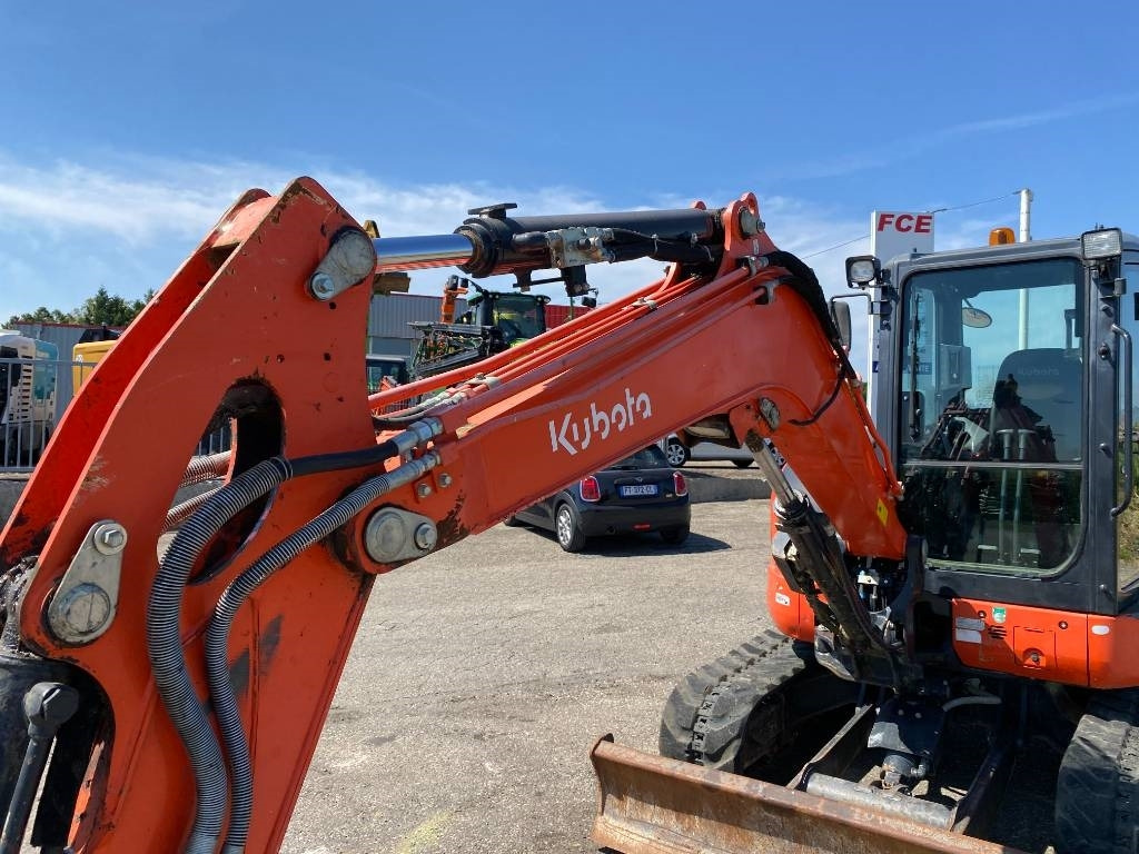 Minigraafmachine Kubota U55-4 1er Main/Certificat CE endommagée: afbeelding 20