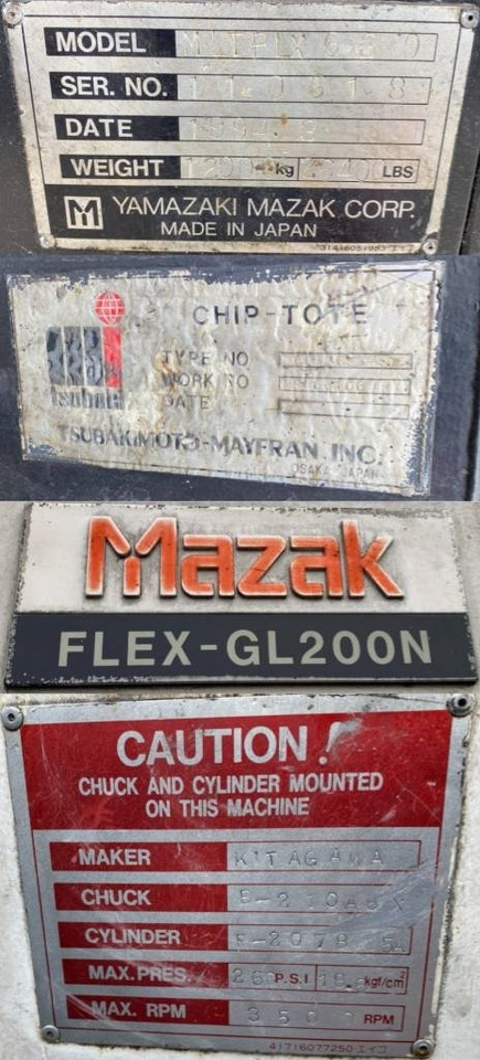 Mazak / Yamazaki FLEX-GL 200N-MLTPLX 630 1er Main - Metaaldraaibank: afbeelding 5 Mazak / Yamazaki FLEX-GL 200N-MLTPLX 630 1er Main - Metaaldraaibank: afbeelding 5