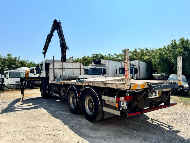 Renault PREMIUM 370 DXI PLATEAU RIDELLES GRUE - Vrachtwagen met open laadbak, Kraanwagen: afbeelding 3 Renault PREMIUM 370 DXI PLATEAU RIDELLES GRUE - Vrachtwagen met open laadbak, Kraanwagen: afbeelding 3