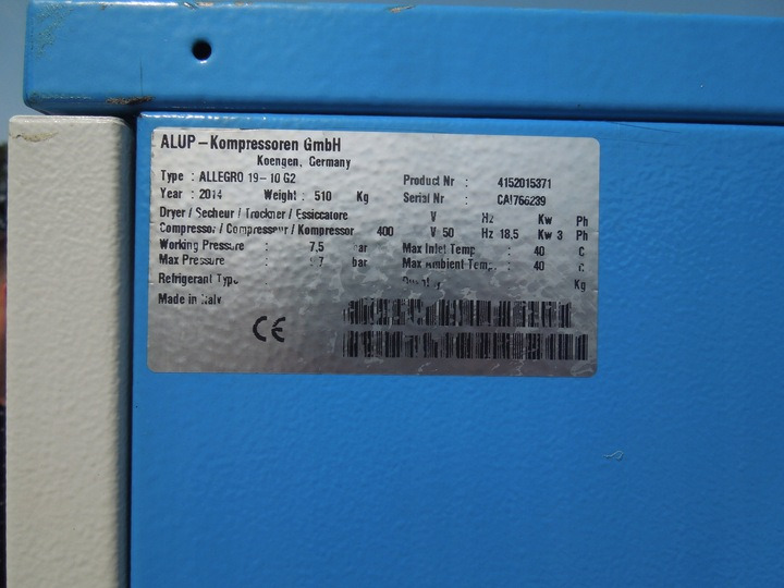 ALUP ALLEGRO 19-10 - Luchtcompressor: afbeelding 4 ALUP ALLEGRO 19-10 - Luchtcompressor: afbeelding 4