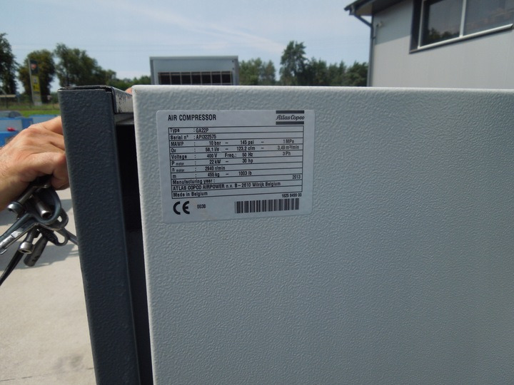 ATLAS COPCO GA22P - Luchtcompressor: afbeelding 3 ATLAS COPCO GA22P - Luchtcompressor: afbeelding 3