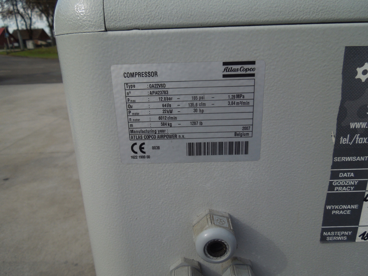 ATLAS COPCO GA22VSDFF - Luchtcompressor: afbeelding 5 ATLAS COPCO GA22VSDFF - Luchtcompressor: afbeelding 5