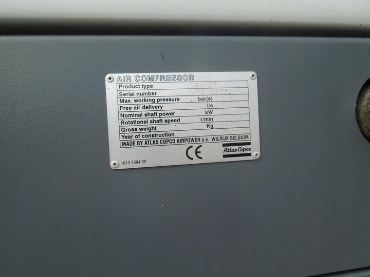 ATLAS COPCO GA37 - Luchtcompressor: afbeelding 4 ATLAS COPCO GA37 - Luchtcompressor: afbeelding 4