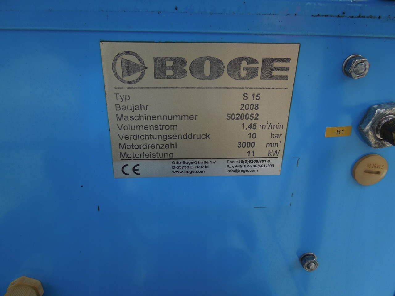 BOGE S15 - Luchtcompressor: afbeelding 4 BOGE S15 - Luchtcompressor: afbeelding 4