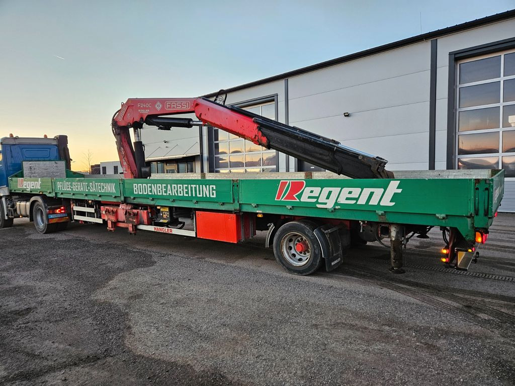 Hangler Kran Fassi F 240 Funk - Open bak met boorden oplegger: afbeelding 1 Hangler Kran Fassi F 240 Funk - Open bak met boorden oplegger: afbeelding 1