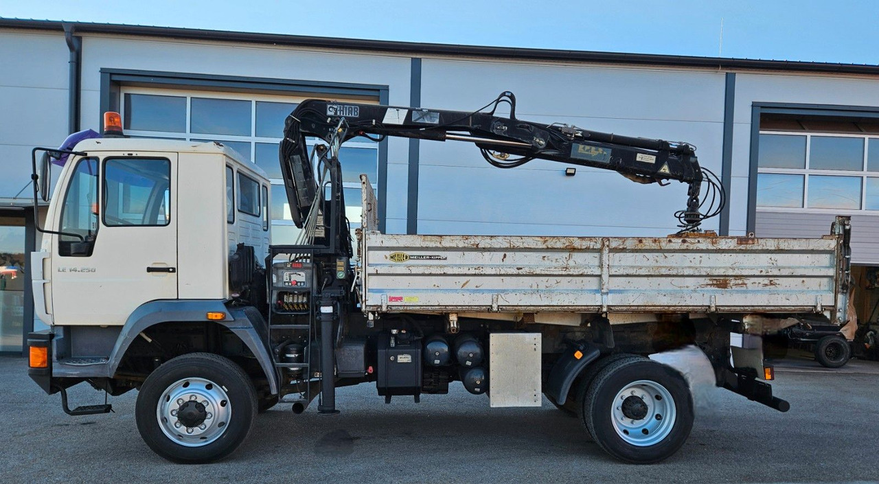 MAN LE 14.250 4x4 HIAB 077BS-2 Kran Greifer - Kipper vrachtwagen, Kraanwagen: afbeelding 5 MAN LE 14.250 4x4 HIAB 077BS-2 Kran Greifer - Kipper vrachtwagen, Kraanwagen: afbeelding 5