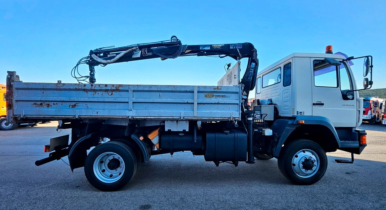 MAN LE 14.250 4x4 HIAB 077BS-2 Kran Greifer - Kipper vrachtwagen, Kraanwagen: afbeelding 2 MAN LE 14.250 4x4 HIAB 077BS-2 Kran Greifer - Kipper vrachtwagen, Kraanwagen: afbeelding 2
