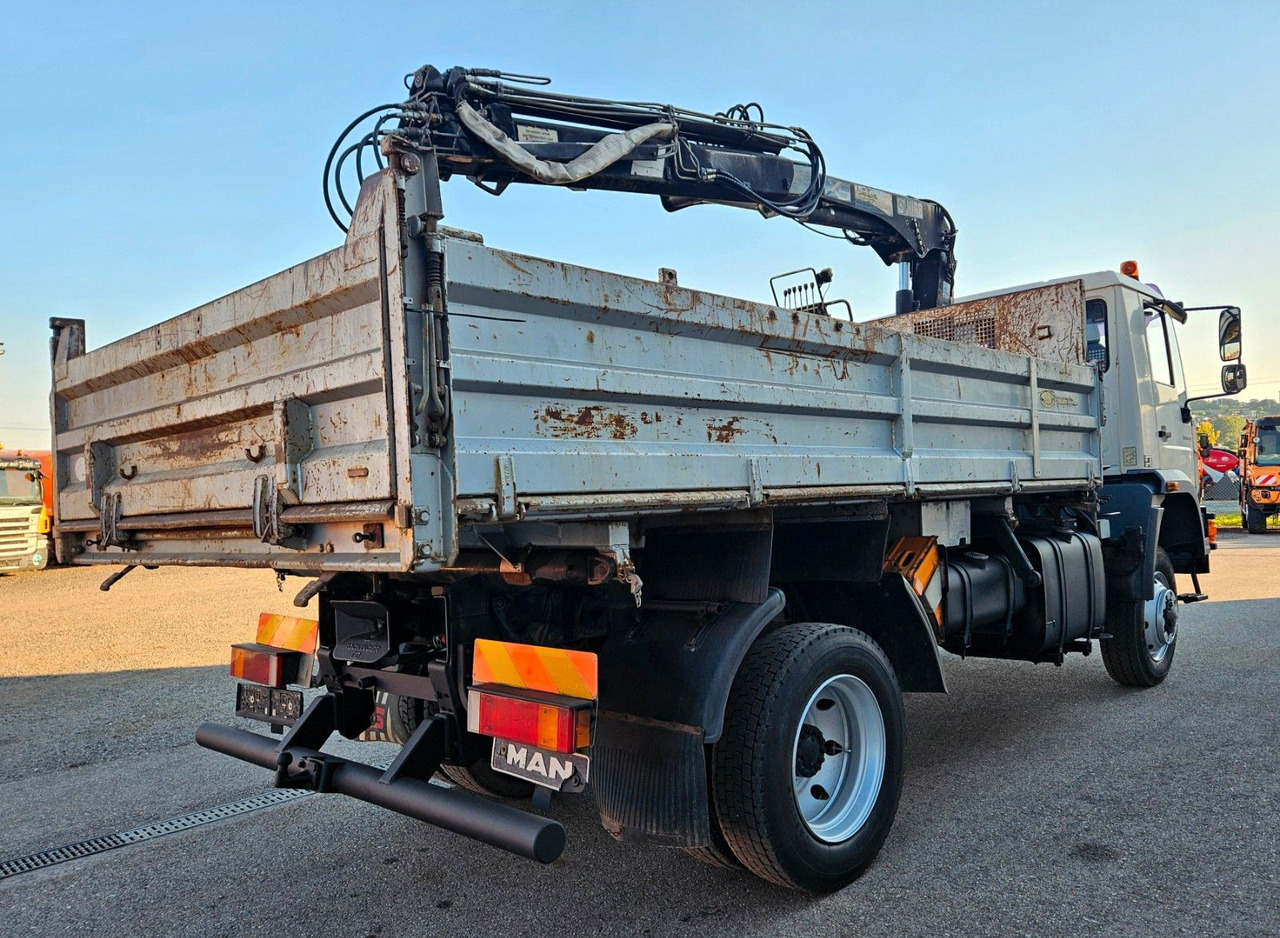 MAN LE 14.250 4x4 HIAB 077BS-2 Kran Greifer - Kipper vrachtwagen, Kraanwagen: afbeelding 3 MAN LE 14.250 4x4 HIAB 077BS-2 Kran Greifer - Kipper vrachtwagen, Kraanwagen: afbeelding 3