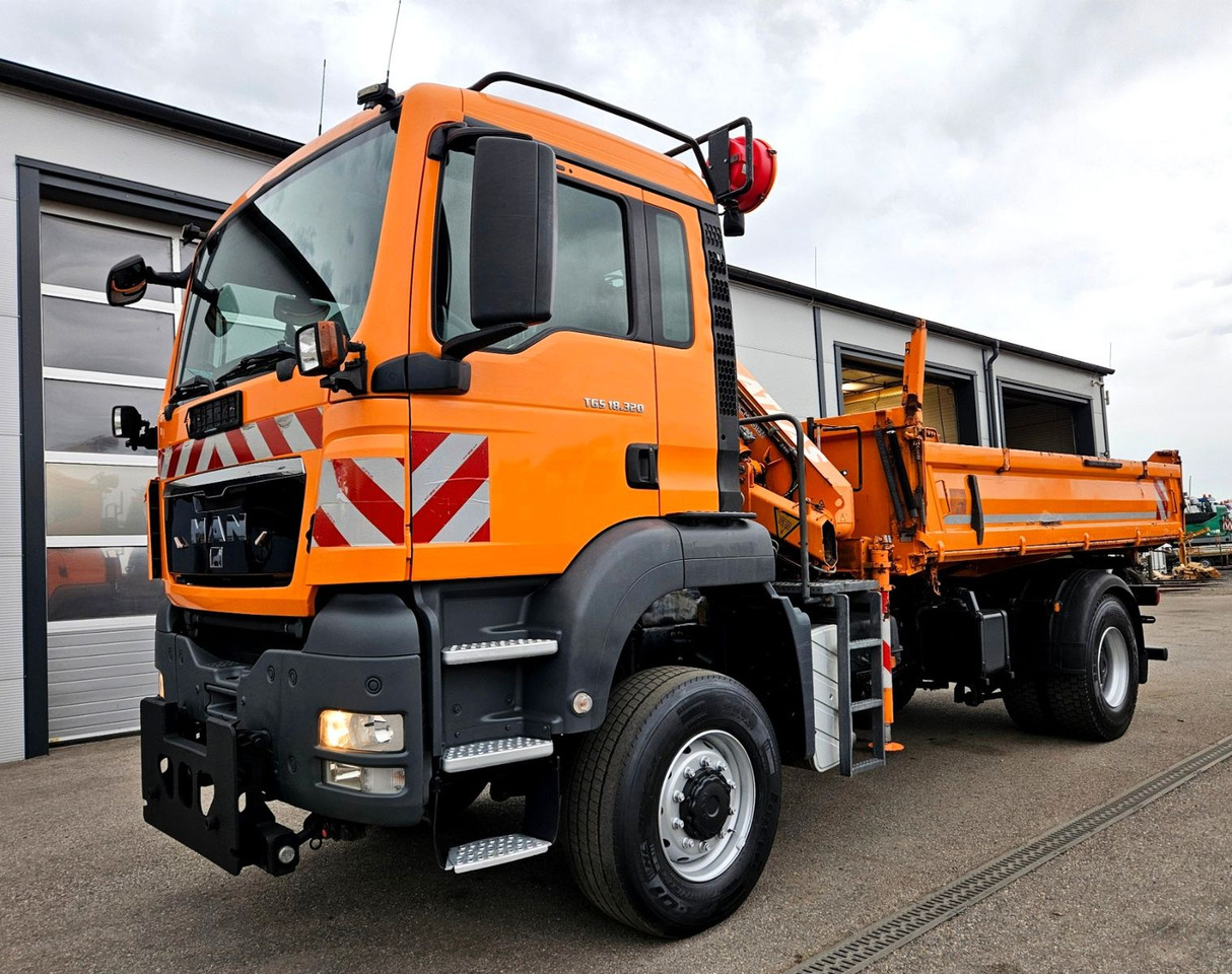 MAN TGS 18.320 4x4 BL Atlas 65.2 Kran Euro5 - Kipper vrachtwagen, Kraanwagen: afbeelding 4 MAN TGS 18.320 4x4 BL Atlas 65.2 Kran Euro5 - Kipper vrachtwagen, Kraanwagen: afbeelding 4