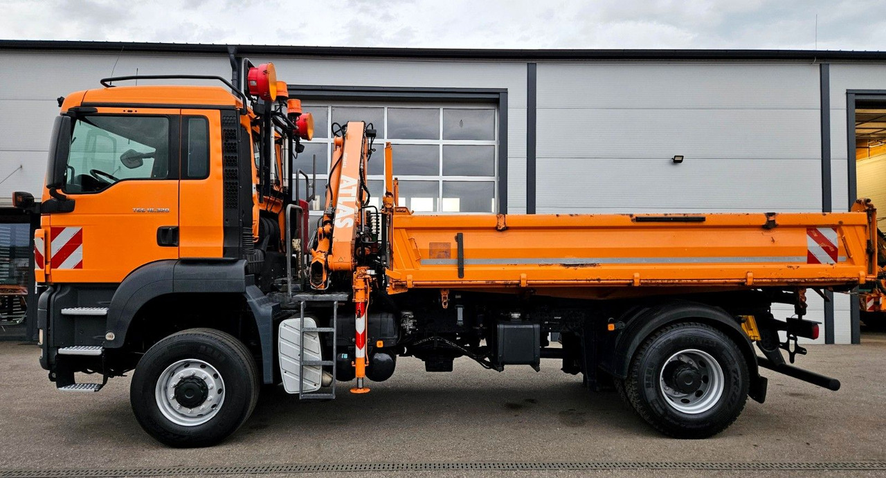 MAN TGS 18.320 4x4 BL Atlas 65.2 Kran Euro5 - Kipper vrachtwagen, Kraanwagen: afbeelding 5 MAN TGS 18.320 4x4 BL Atlas 65.2 Kran Euro5 - Kipper vrachtwagen, Kraanwagen: afbeelding 5