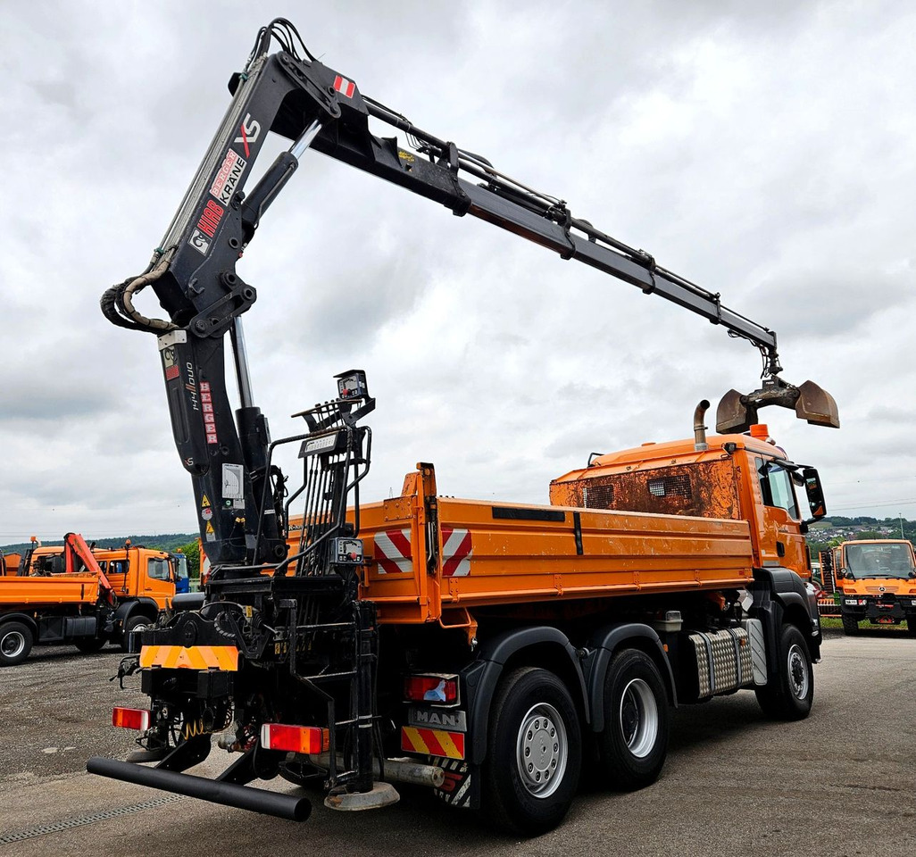 MAN TGS 28.360 6x4-4 HIAB 144E-4 Kran Euro5 - Kipper vrachtwagen, Kraanwagen: afbeelding 4 MAN TGS 28.360 6x4-4 HIAB 144E-4 Kran Euro5 - Kipper vrachtwagen, Kraanwagen: afbeelding 4
