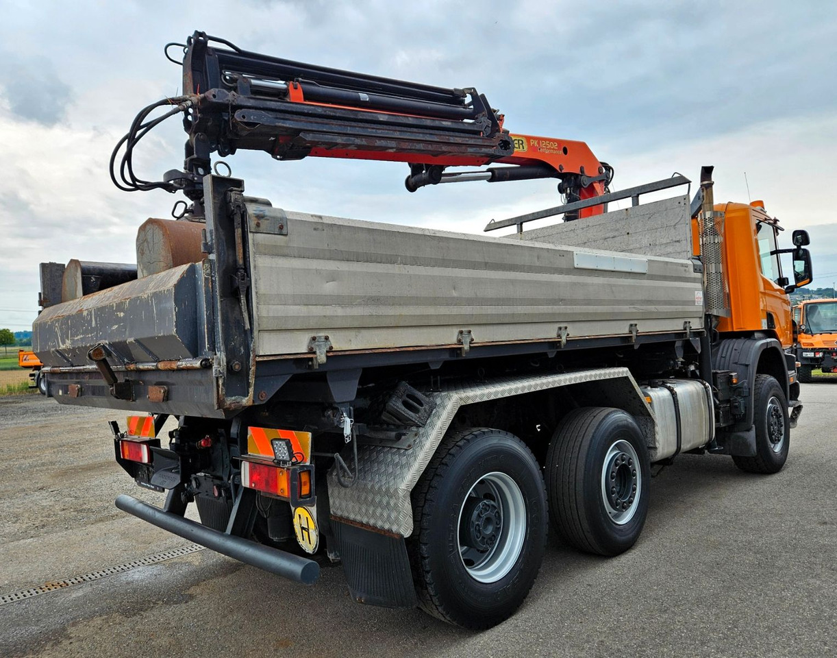 Scania P114 380 6x4-4 Palfinger PK12502 Kran Funk - Kipper vrachtwagen, Kraanwagen: afbeelding 5 Scania P114 380 6x4-4 Palfinger PK12502 Kran Funk - Kipper vrachtwagen, Kraanwagen: afbeelding 5
