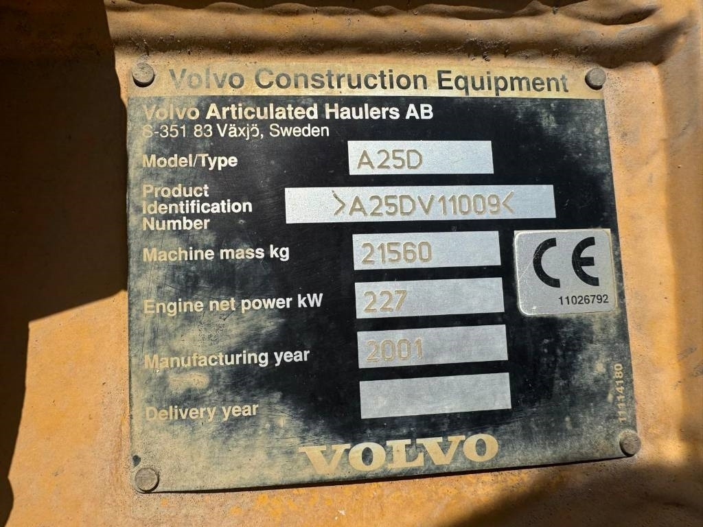 Volvo A 25 D - Kiepwagen met knikbesturing: afbeelding 4 Volvo A 25 D - Kiepwagen met knikbesturing: afbeelding 4