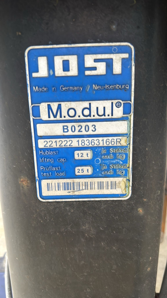 Jost B0203 12,5t - Laadbrug: afbeelding 3 Jost B0203 12,5t - Laadbrug: afbeelding 3