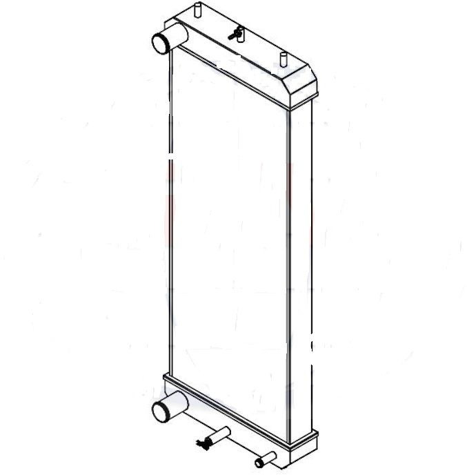 RADIATORE HITACHI ZW 180.5 ZW 220.5 - Radiateur: afbeelding 4 RADIATORE HITACHI ZW 180.5 ZW 220.5 - Radiateur: afbeelding 4