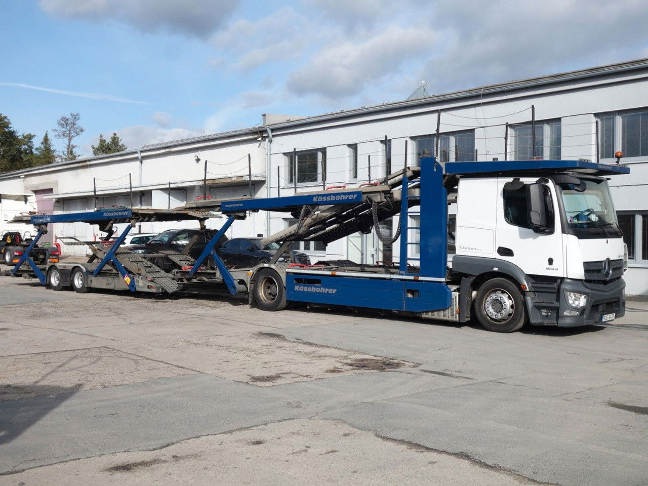 Mercedes-Benz Actros 1843 mit Kässbohrer Supertrans/Supertrans - Autovrachtwagen vrachtwagen: afbeelding 2 Mercedes-Benz Actros 1843 mit Kässbohrer Supertrans/Supertrans - Autovrachtwagen vrachtwagen: afbeelding 2