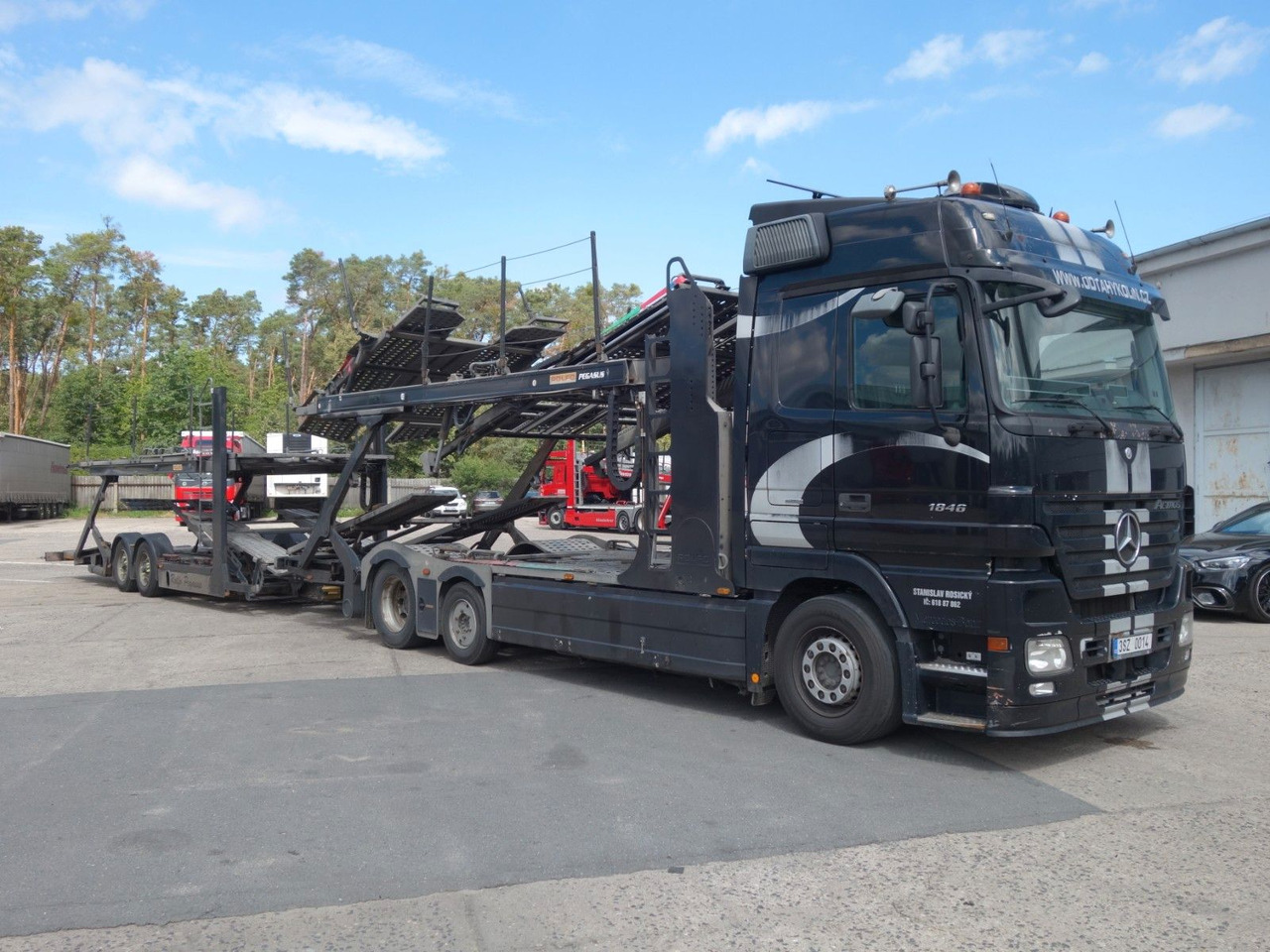 Mercedes-Benz Actros 2446 mit Rolfo für 10 PKW, Retarder - Autovrachtwagen vrachtwagen: afbeelding 2 Mercedes-Benz Actros 2446 mit Rolfo für 10 PKW, Retarder - Autovrachtwagen vrachtwagen: afbeelding 2