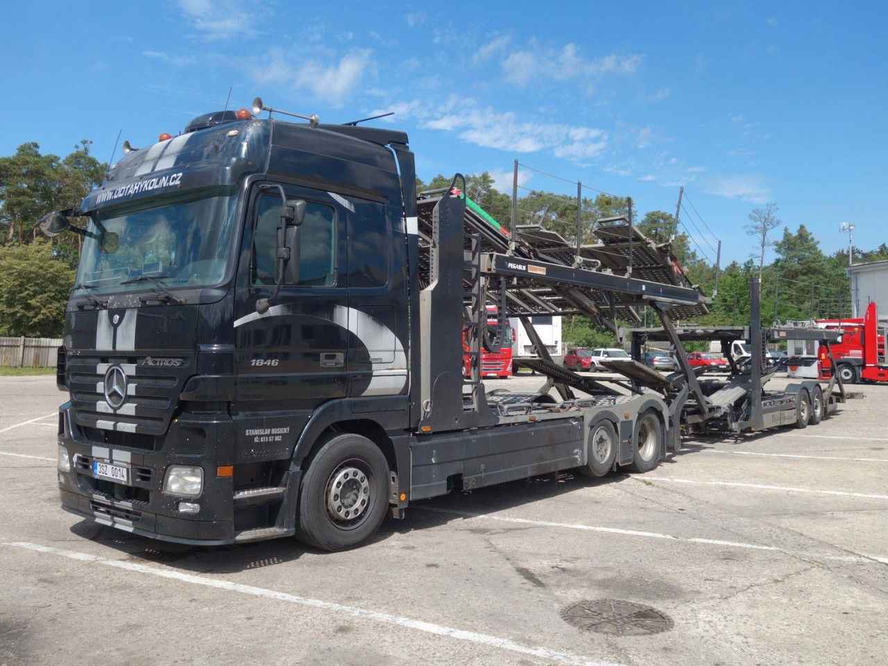 Mercedes-Benz Actros 2446 mit Rolfo für 10 PKW, Retarder - Autovrachtwagen vrachtwagen: afbeelding 1 Mercedes-Benz Actros 2446 mit Rolfo für 10 PKW, Retarder - Autovrachtwagen vrachtwagen: afbeelding 1