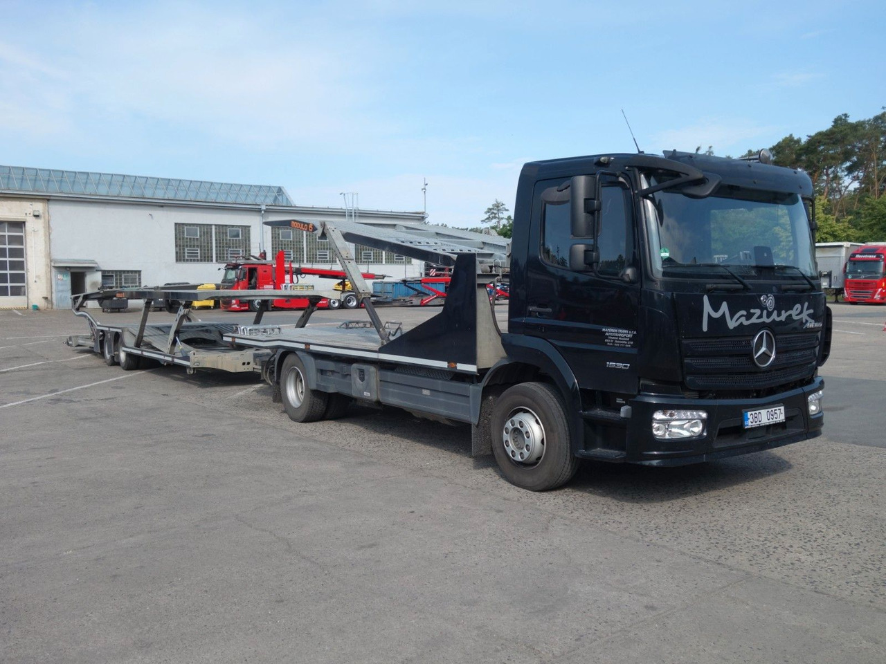Mercedes-Benz Atego 1530 mit Anhänger für 7 PKW - Autovrachtwagen vrachtwagen: afbeelding 2 Mercedes-Benz Atego 1530 mit Anhänger für 7 PKW - Autovrachtwagen vrachtwagen: afbeelding 2