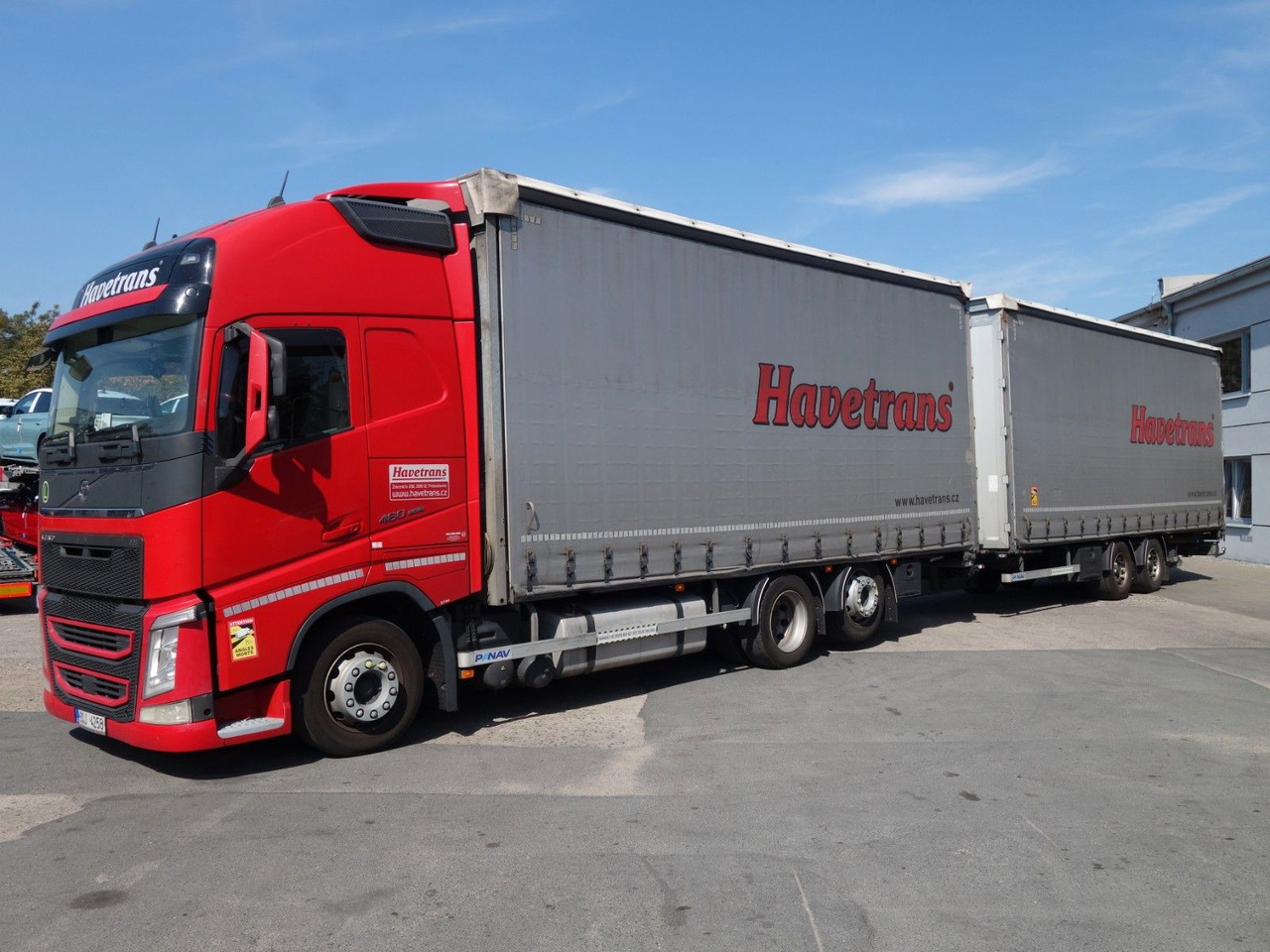 Volvo FH 460 XL 6x2, 120 cbm, Durchfahren - Schuifzeilen vrachtwagen, Aanhangwagen met huif: afbeelding 2 Volvo FH 460 XL 6x2, 120 cbm, Durchfahren - Schuifzeilen vrachtwagen, Aanhangwagen met huif: afbeelding 2