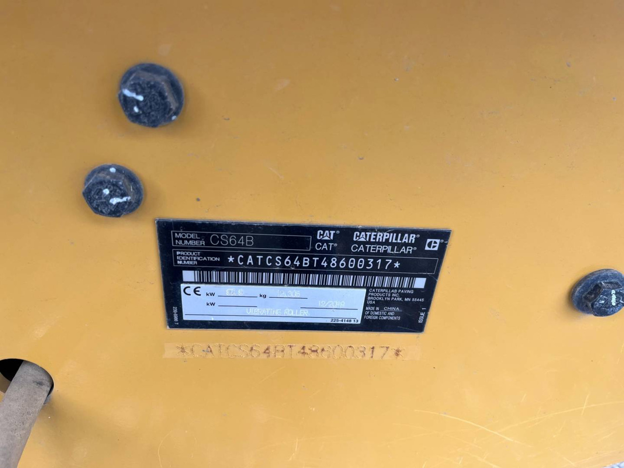CAT CS64B - Schapenpootwals/ Grondverdichter: afbeelding 5 CAT CS64B - Schapenpootwals/ Grondverdichter: afbeelding 5