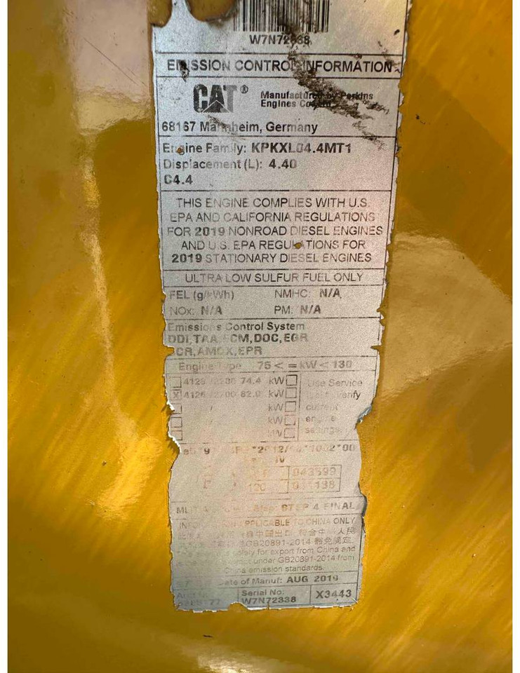 Graaflaadmachine CAT 432F2: afbeelding 8