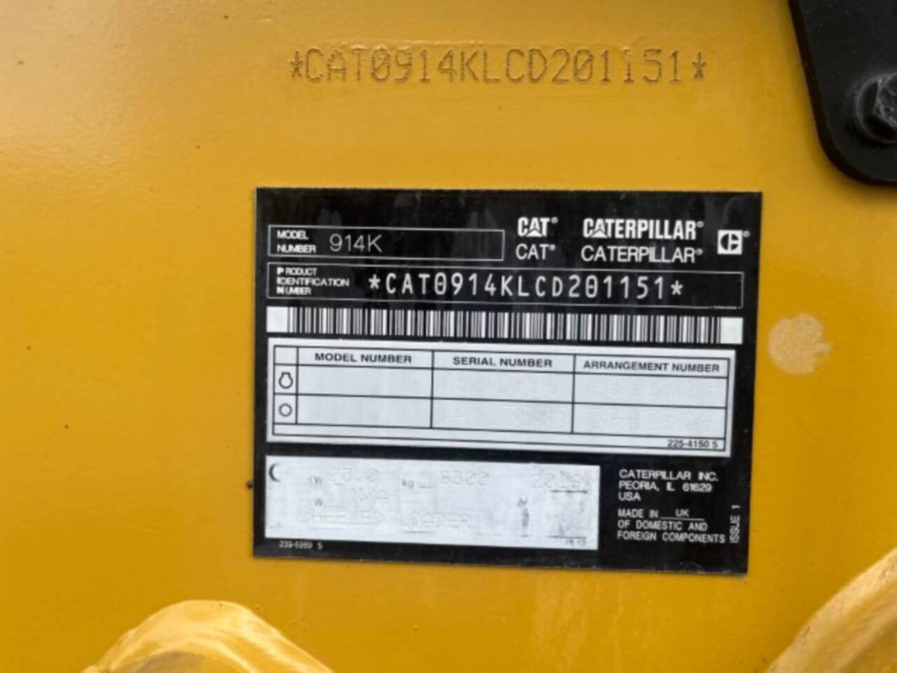 Wiellader CAT 914K: afbeelding 6