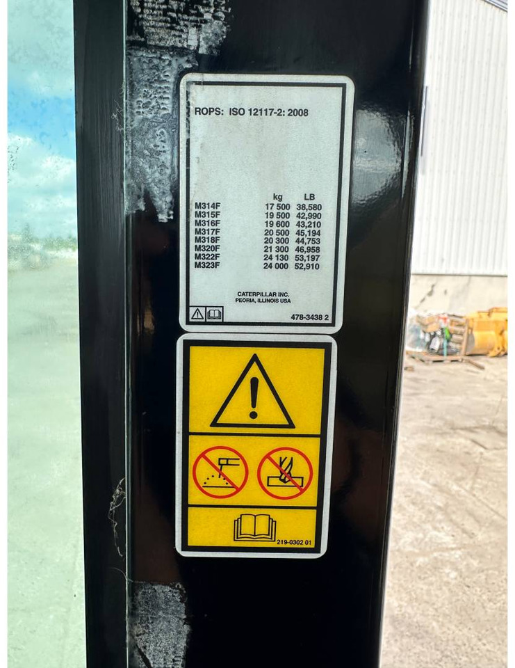 Mobiele graafmachine CAT M318F: afbeelding 8