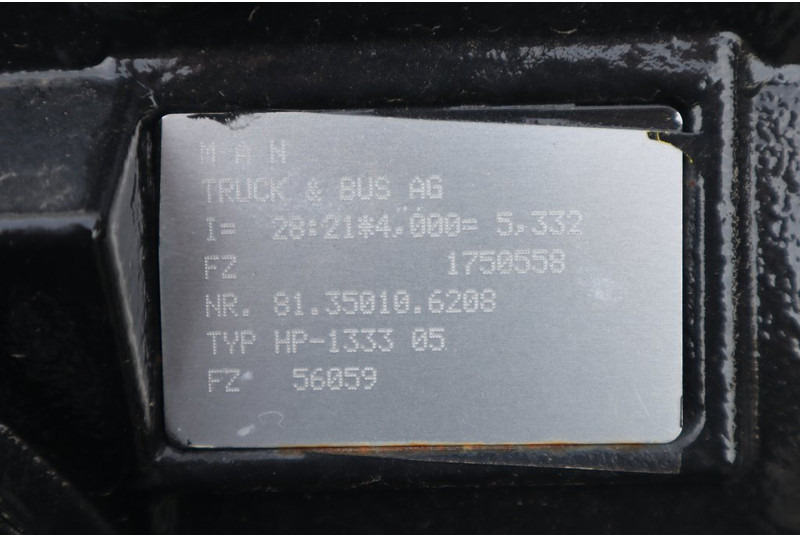 MAN HP-1333-05 28/21 x4.00 - Achterass voor Vrachtwagen: afbeelding 3 MAN HP-1333-05 28/21 x4.00 - Achterass voor Vrachtwagen: afbeelding 3