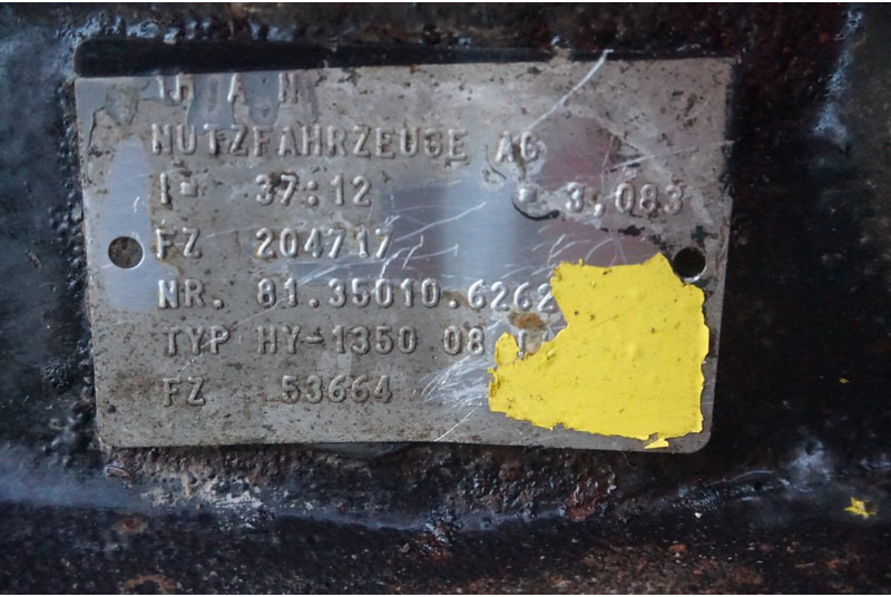MAN HY-1350-08 37/12 - Achterass voor Vrachtwagen: afbeelding 4 MAN HY-1350-08 37/12 - Achterass voor Vrachtwagen: afbeelding 4