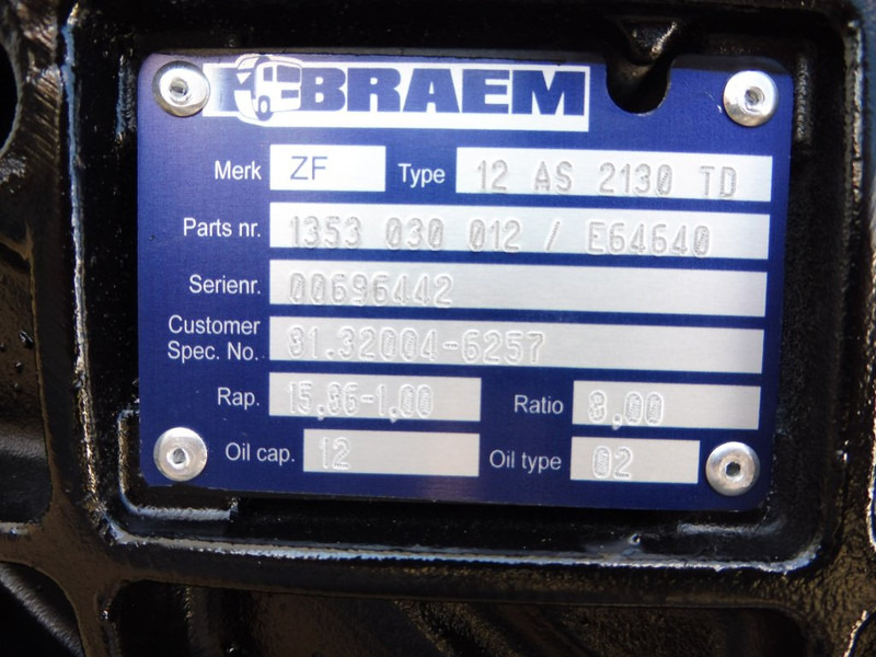 ZF 12AS2130TD - Versnellingsbak voor Vrachtwagen: afbeelding 5 ZF 12AS2130TD - Versnellingsbak voor Vrachtwagen: afbeelding 5