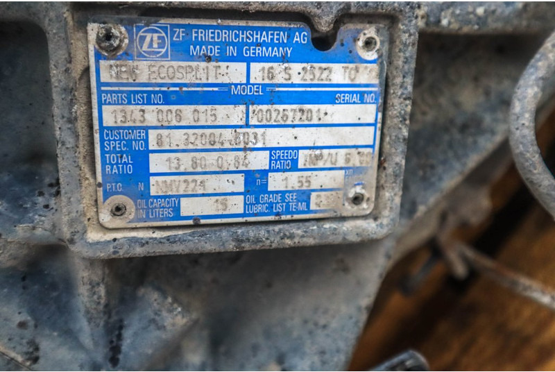 ZF 16S25220OD+NMV221 - Versnellingsbak voor Vrachtwagen: afbeelding 5 ZF 16S25220OD+NMV221 - Versnellingsbak voor Vrachtwagen: afbeelding 5