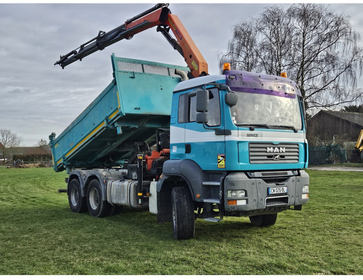 Kipper vrachtwagen MAN TGA 33.360 TIPPER 3 SIDE CRANE PALFINGER 16502 *REMOTE CONTROL: afbeelding 7 Kipper vrachtwagen MAN TGA 33.360 TIPPER 3 SIDE CRANE PALFINGER 16502 *REMOTE CONTROL: afbeelding 7