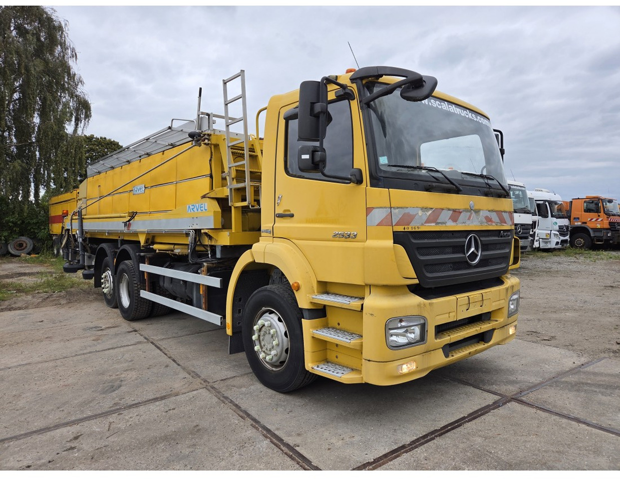 MERCEDES AXOR 2533 6X2 CHASSIS LOW MILEAGE - Chassis vrachtwagen, Sneeuwruimer: afbeelding 4 MERCEDES AXOR 2533 6X2 CHASSIS LOW MILEAGE - Chassis vrachtwagen, Sneeuwruimer: afbeelding 4