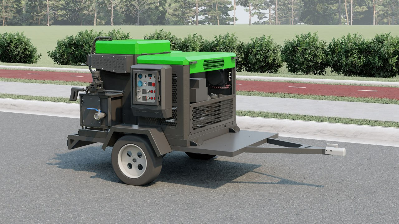 TICAB Crack sealing machine , 120 l, Asphalt crack filler, Manufacturer - Asfaltafwerkmachine: afbeelding 1 TICAB Crack sealing machine , 120 l, Asphalt crack filler, Manufacturer - Asfaltafwerkmachine: afbeelding 1