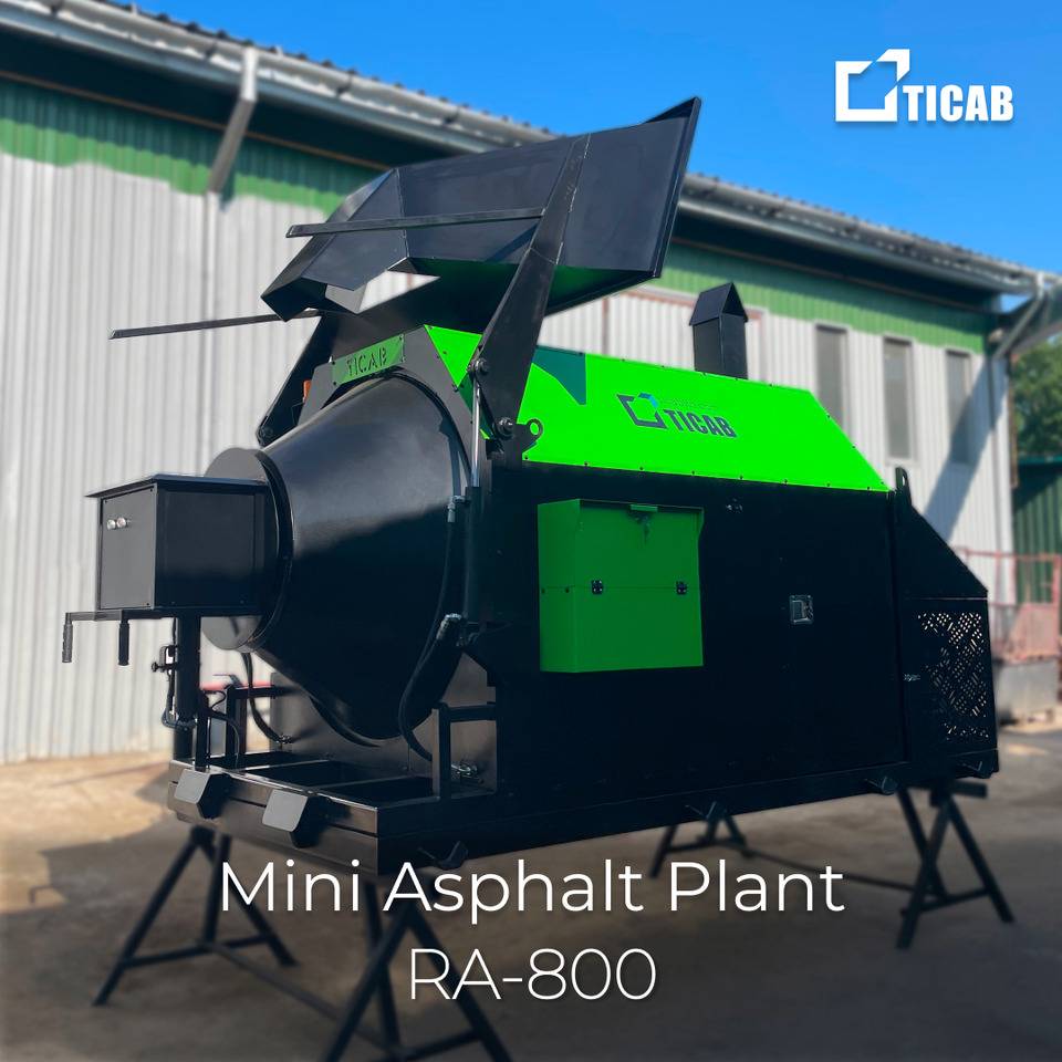 TICAB New Mini-asphalt plant, Asphalt Recycler, Manufacturer, 2.0 t per hour - Asfaltcentrale: afbeelding 1 TICAB New Mini-asphalt plant, Asphalt Recycler, Manufacturer, 2.0 t per hour - Asfaltcentrale: afbeelding 1