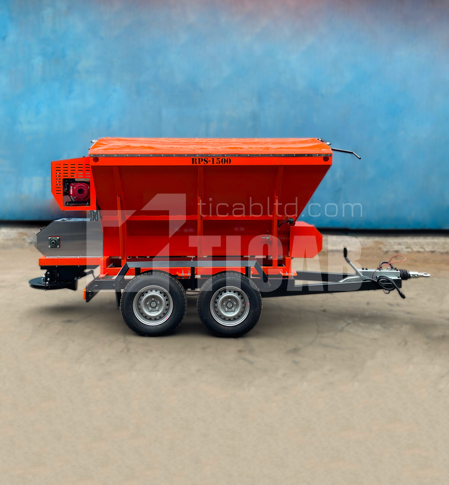 TICAB New Salt and Sand Spreader, Hopper spreader,Manufacturer, 1,5m³ - Bandlosser oplegger: afbeelding 3 TICAB New Salt and Sand Spreader, Hopper spreader,Manufacturer, 1,5m³ - Bandlosser oplegger: afbeelding 3