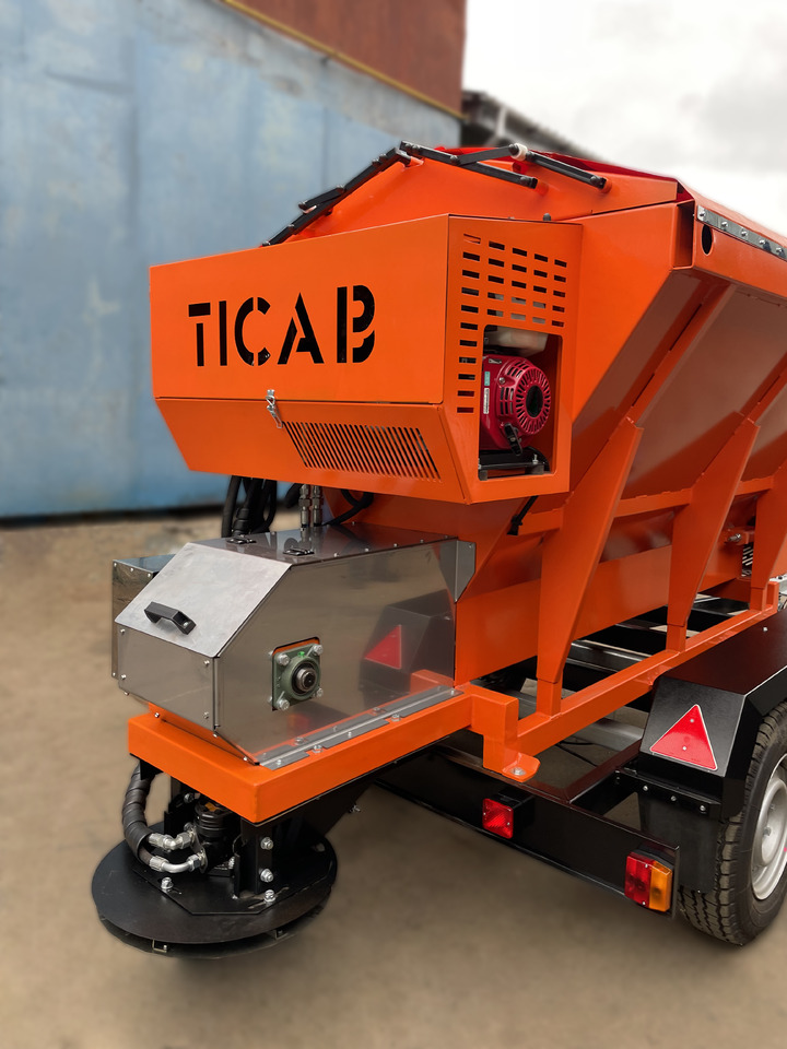 TICAB New Salt and Sand Spreader, Hopper spreader,Manufacturer, 1,5m³ - Bandlosser oplegger: afbeelding 2 TICAB New Salt and Sand Spreader, Hopper spreader,Manufacturer, 1,5m³ - Bandlosser oplegger: afbeelding 2