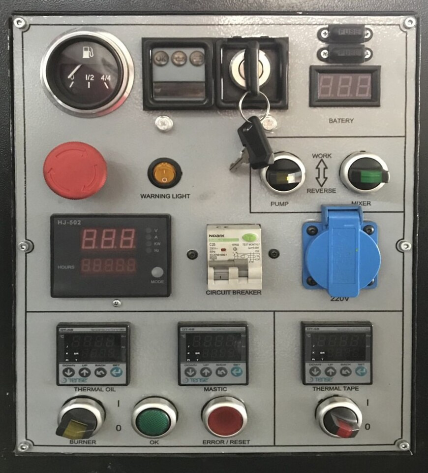 Nieuw Asfaltmachine TICAB Сrack Sealing Machine,Asphalt Crack Fill Machine,500 L, Manufacturer, mašīna asfalta šuvju un plaisu aizpildīšanai BPM-500: afbeelding 6