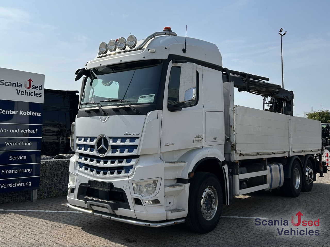 MERCEDES-BENZ Arocs 2545 - 6x2 - HIAB 166K PRO mit Steinzange - Vrachtwagen met open laadbak, Kraanwagen: afbeelding 1 MERCEDES-BENZ Arocs 2545 - 6x2 - HIAB 166K PRO mit Steinzange - Vrachtwagen met open laadbak, Kraanwagen: afbeelding 1