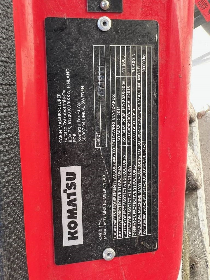 Cabine voor Bosbouwmachine Komatsu C3001 571911 Hytt: afbeelding 8 Cabine voor Bosbouwmachine Komatsu C3001 571911 Hytt: afbeelding 8